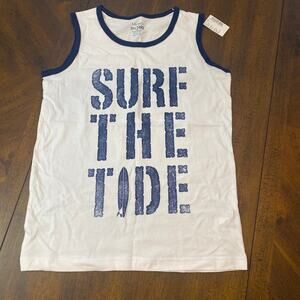 Children’s Place boys white tank size L 10/12 NWT